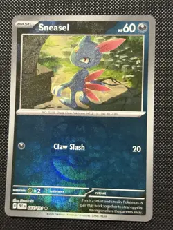 Pokemon Prismatic Evolutions - Sneasel - 061/131 - Master Ball Reverse - M/NM - Image 3