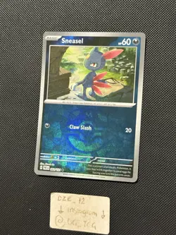 Pokemon Prismatic Evolutions - Sneasel - 061/131 - Master Ball Reverse - M/NM - Image 4
