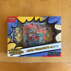 Pokemon tcg: Mega Evolution Ascended Heroes - Mega Feraligatr ex Box New Sealed - Image 1