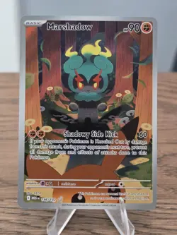 Pokemon Marshadow 146/132 ME01 Mega Evolution Rare Full Art Holo Eng - Image 1
