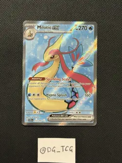 Pokemon Surging Sparks - Milotic Ex - 217/191 - Full Art Rare - M/NM - Image 1