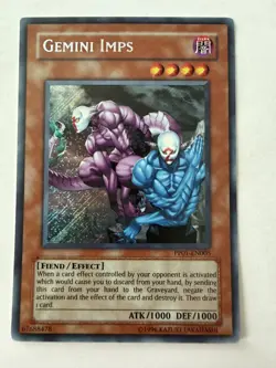 Yu-Gi-Oh! - Gemini Imps - Secret - Unlimited - PP01-EN005 - LP - Image 1