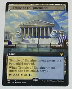 MTG - 1x Temple of Enlightenment - Extended Art - Theros Beyond Death - NM Magic - Image 1