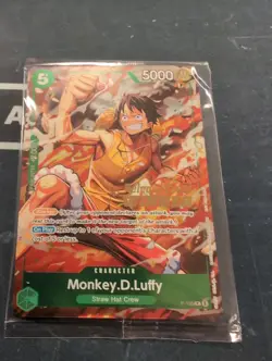Monkey.D.Luffy P-135 Winner Stamp OP16 Pre-Release Event Promo Card - Image 1