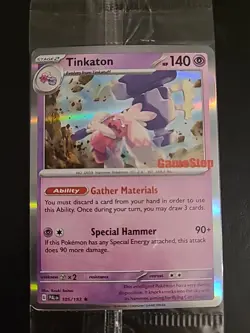 Tinkaton - 105/193 - Pokemon Paldea Evolved Gamestop SEALED Ultra Rare Card NM - Image 1