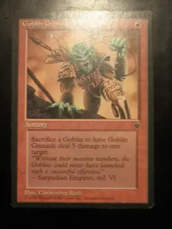 mtg magic goblin grenade gobeline fallen empire ENGLISH - Image 1
