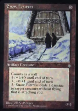 Snow Fortress - Ice Age: #337, Magic: The Gathering Nm R109 - Image 1