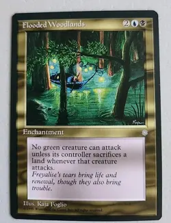 Flooded Woodlands Ice Age Regular NM Near Mint MTG - Image 1