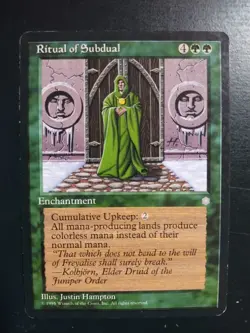 Ritual of Subdual MP x1 Ice Age MTG Magic the Gathering 1x - Image 1
