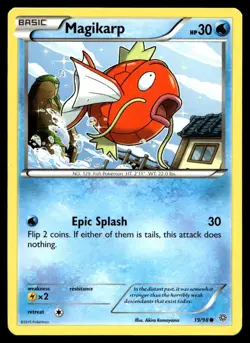Magikarp 19/98 Pokemon Card Ancient Origins Common 30 HP Lightly Played KO - Image 1