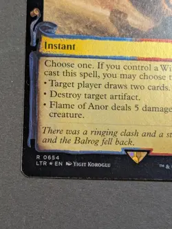 MTG - 1x Flame of Anor - LOTR: Tales of Middle Earth - NM/LP - Showcase - Magic - Image 5