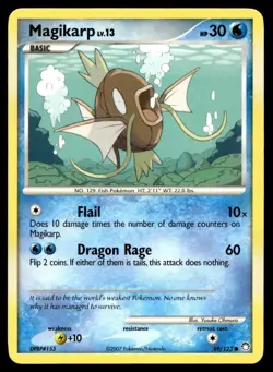Magikarp 89/123 Pokemon Card Mysterious Treasures Common 30 HP LP MU - Image 1