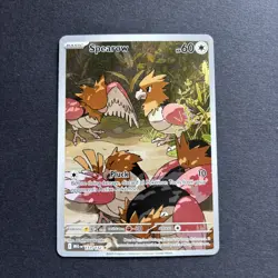 Pokemon TCG Mega Evolution Set: Spearow 151/132 Illustration Rare Card - NM - Image 1