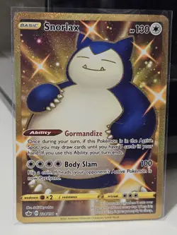 Pokemon TCG - Snorlax 224/198 SWSH06 Chilling Reign Secret Rare English Card - Image 1