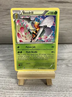 Pokemon TCG Beedrill XY Base Set 5/146 Regular Rare LP. - Image 1