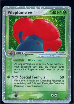Pokemon EX HIDDEN LEGENDS - #100/101 Vileplume ex - Ultra Rare Holo - ENG - NM/M - Image 1