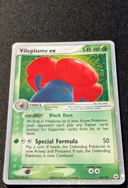 Pokemon EX HIDDEN LEGENDS - #100/101 Vileplume ex - Ultra Rare Holo - ENG - NM/M - Image 4