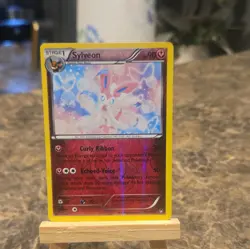 Pokemon TCG Sylveon 72/111 XY Furious Fists Reverse Holo Uncommon 90HP - Image 1