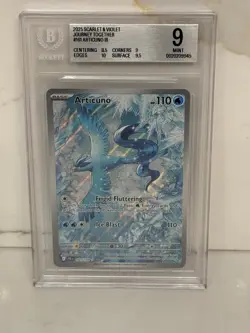 Articuno 161/159 IR Illustration Rare Holo English Journey Together BGS 9 - Image 1