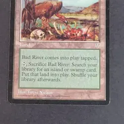 MTG - 1x Bad River - Mirage - Light Play LP - Vintage - Magic The Gathering 1996 - Image 4