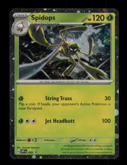SPIDOPS PROMO HOLO 009 LP POKEMON - Image 1