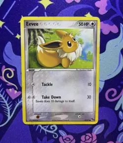 Pokemon TCG Eevee 13/17 Pop Series 3 2006 LP Non-Holo Promo - Image 1