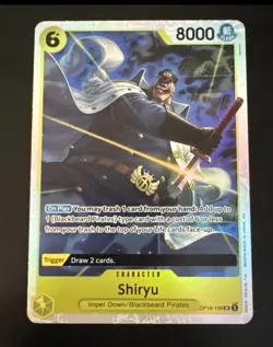 Shiryu OP16-108 SR The Time of Battle Foil English One Piece NM - Image 1