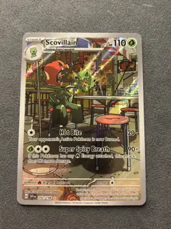 Pokemon TCG Scovillain 202/198 Illustration Rare Card, Near Mint/Mint Condition - Image 1
