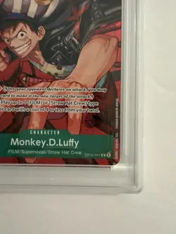 PSA 10 MONKEY D. LUFFY OP02-041 R ALT ART ONE PIECE CARD - Image 5