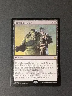 MTG - 1x Infernal Tutor - Ravnica Remastered NM - Rare - Magic The Gathering 78 - Image 7