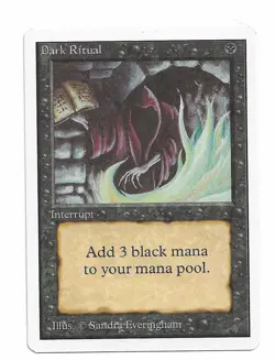 MTG Dark Ritual X1 Unlimited edition common - Image 1
