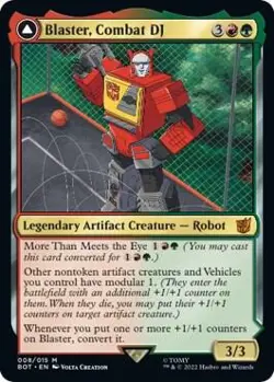 Blaster, Combat DJ - Universes Beyond: Transformers - 8 - LP/NM - Image 1