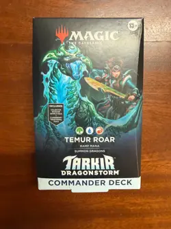 Magic The Gathering Tarkir: Dragonstorm Temur Roar Commander Deck - New & Sealed - Image 1
