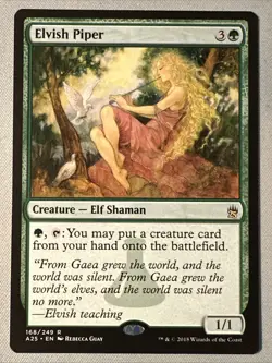 MTG / Elvish Piper / A25 / #168 / Regular / Rare / NM - Image 1