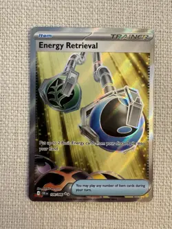 Pokemon Energy Retrieval Ultra Rare ME04: Chaos Rising 108/086 NM - Image 1