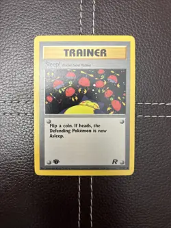 Pokemon TCG - Sleep! - 79/82 - 1st Edition Team Rocket - LP Common (2000) - Image 1