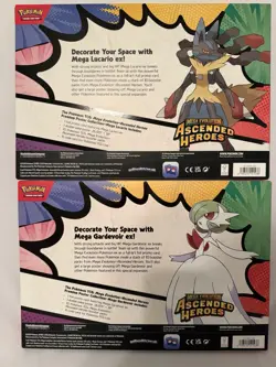Pokemon TCG Mega Evolution Ascended Heroes Premium Poster Collection X2 Sealed - Image 2