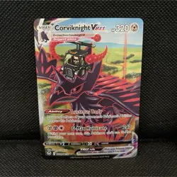 Pokemon Company Corviknight VMAX TG19/TG30 Silver Tempest TG Holo UR ENG 320HP - Image 1