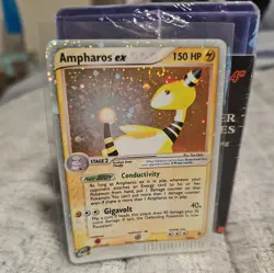 Ampharos EX 89/97 Pokemon Dragon Holo Rare 🌀SWIRL🌀 - Image 1