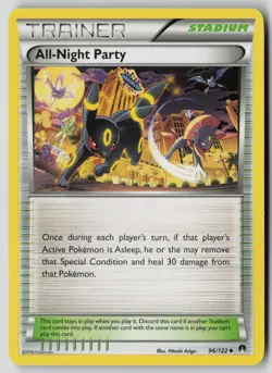 All-Night Party 96/122 Uncommon BREAKpoint Pokemon DMG - Image 1