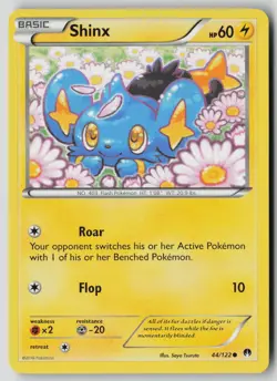Shinx 44/122 Common BREAKpoint Pokemon LP - Image 1