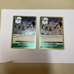 One Piece TCG Electrical Luna OP08-036 Rare Foil Two Legends English x 2 - Image 1