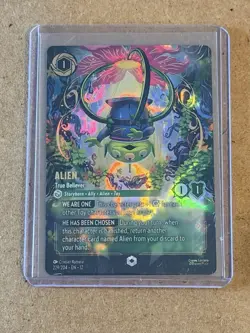 Lorcana Alien True Believer Enchanted Wilds Unknown 229/204 - Image 2