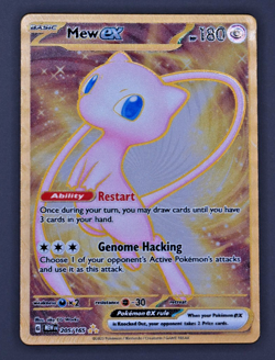 Pokemon TCG Scarlet & Violet 151 Mew EX Metal Card 205/165 - Image 1