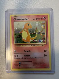 Title: Charmander Toys R Us Promo 009/108 Holo Pokemon Card English - Image 1