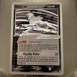 Pokemon Absol ex 92/108 World Championship 2007 Card LP - Image 1