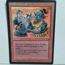 GOBLIN GRENADE --- MTG --- FALLEN EMPIRES - NM - Image 1