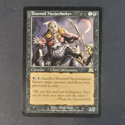 MTG - Doomed Necromancer - Onslaught - LP - Vintage 2002 - Magic The Gathering - Image 2