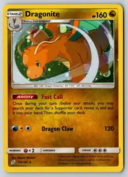 Dragonite 119/181 Holo Promo Pokemon Near Mint - Image 1