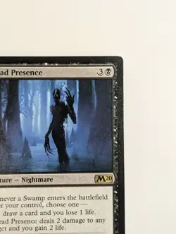 MTG - 1x Dread Presence - MAgic Core Set 2020 - NM - Rare - Magic The Gathering - Image 4